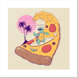 Pizza Wave Posters and Art